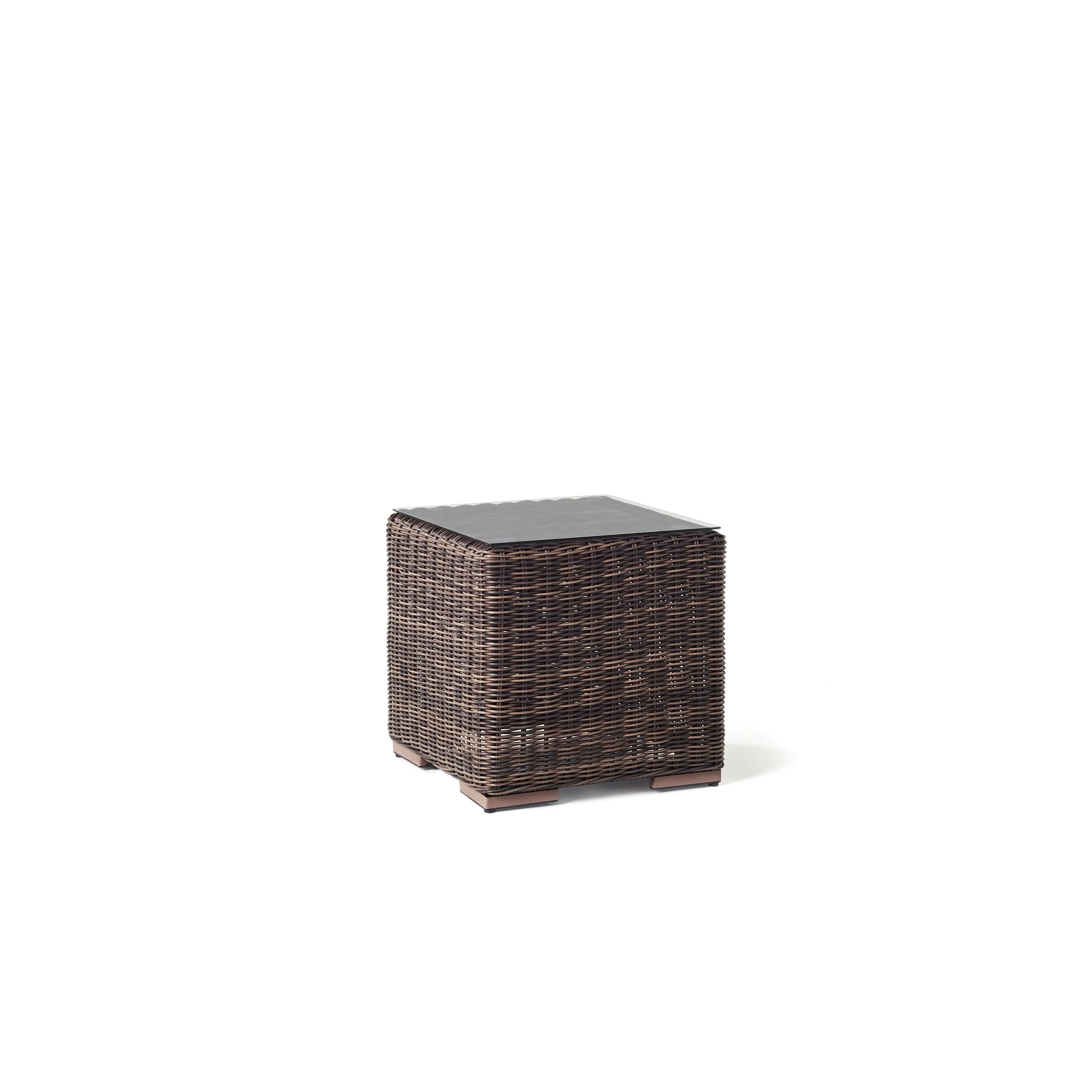 Sausalito Side Table in Terra Wicker - Image 2