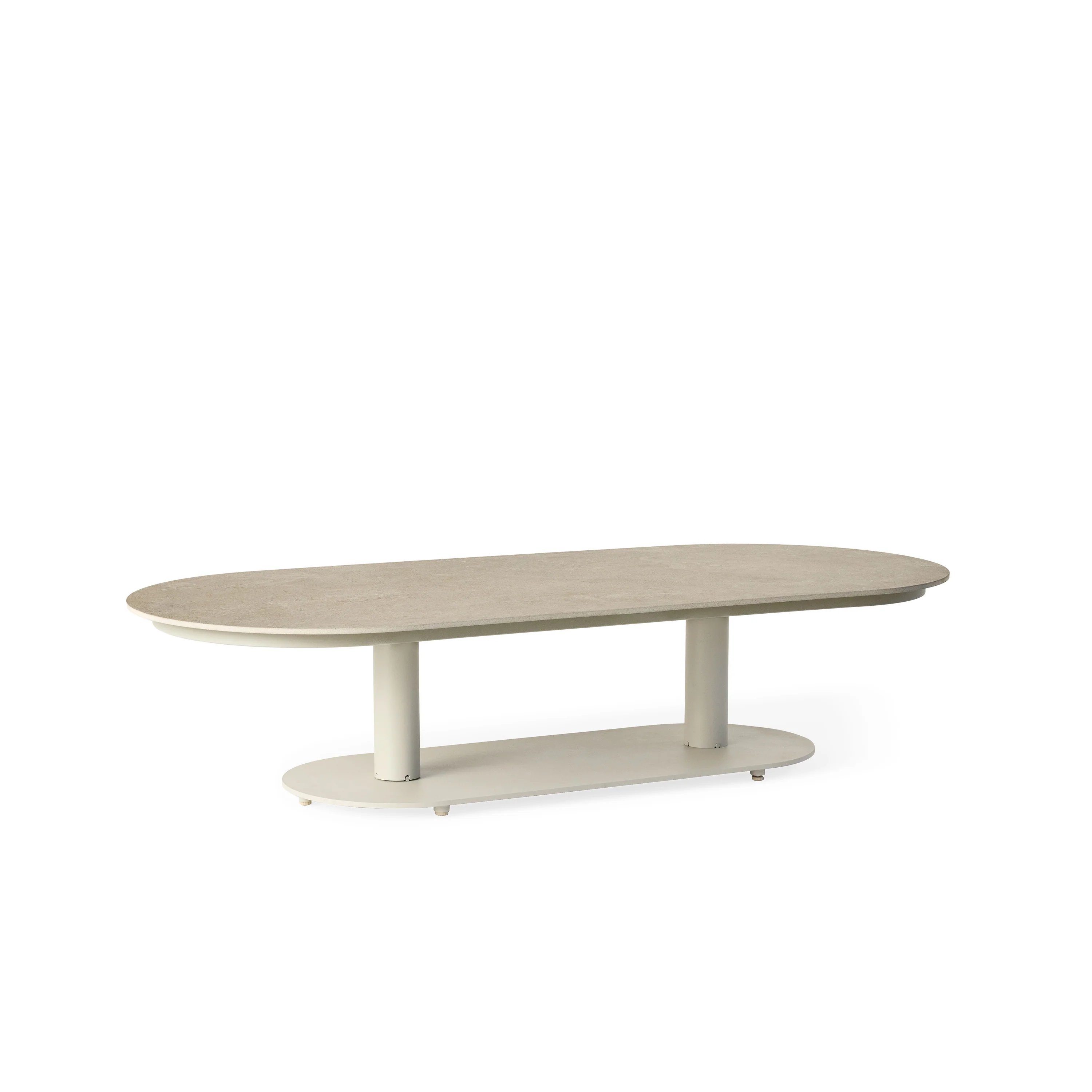 Silverado Coffee Table in Dune Aluminum - Image 2
