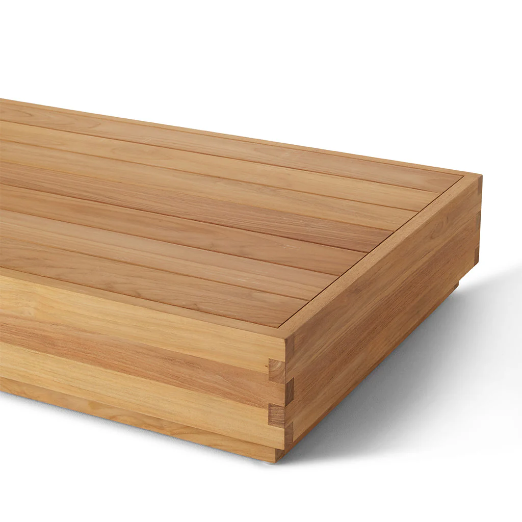 Sonora Coffee Table in Natural Teak - Image 4
