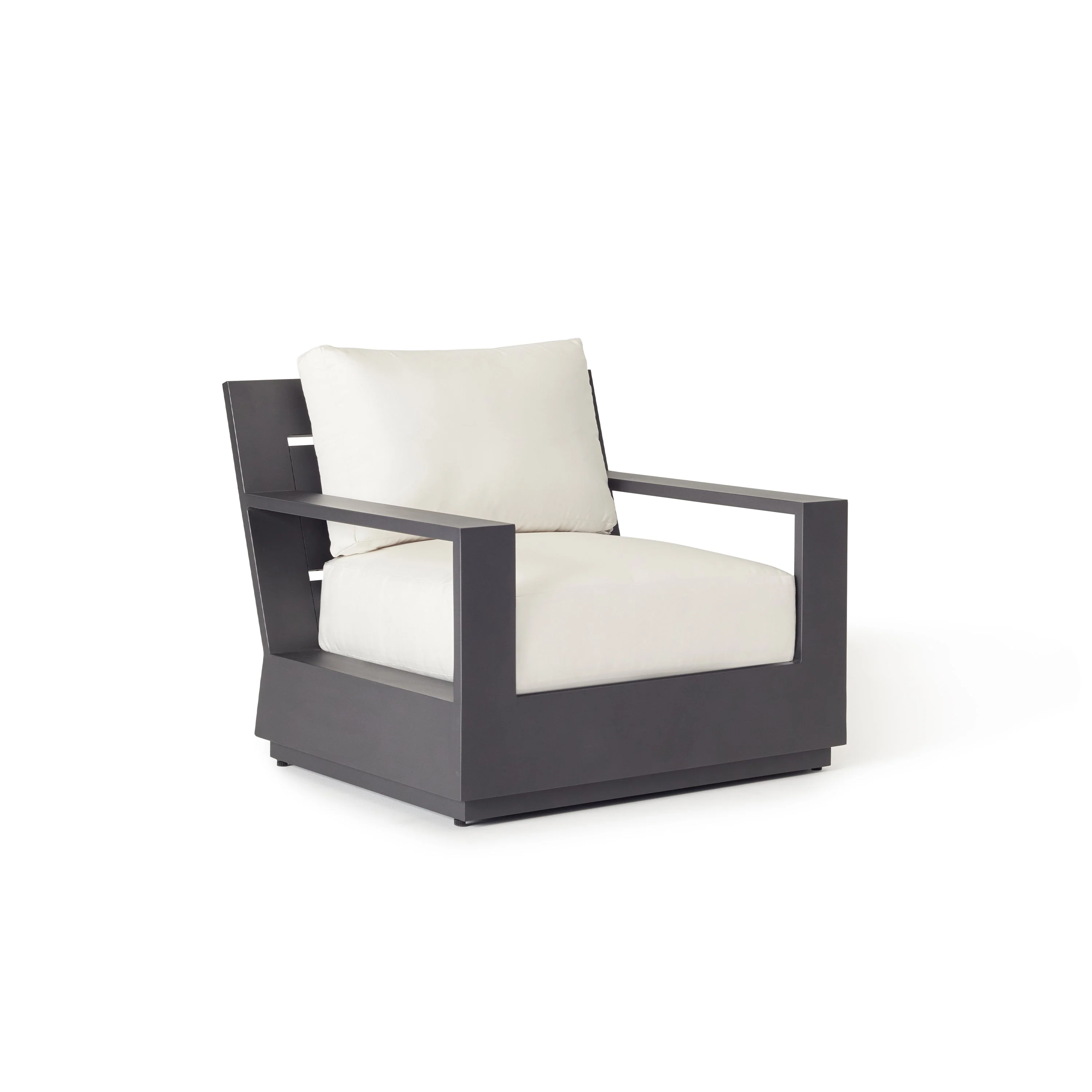Sonora Lounge Chair in Charcoal Aluminum - Image 2