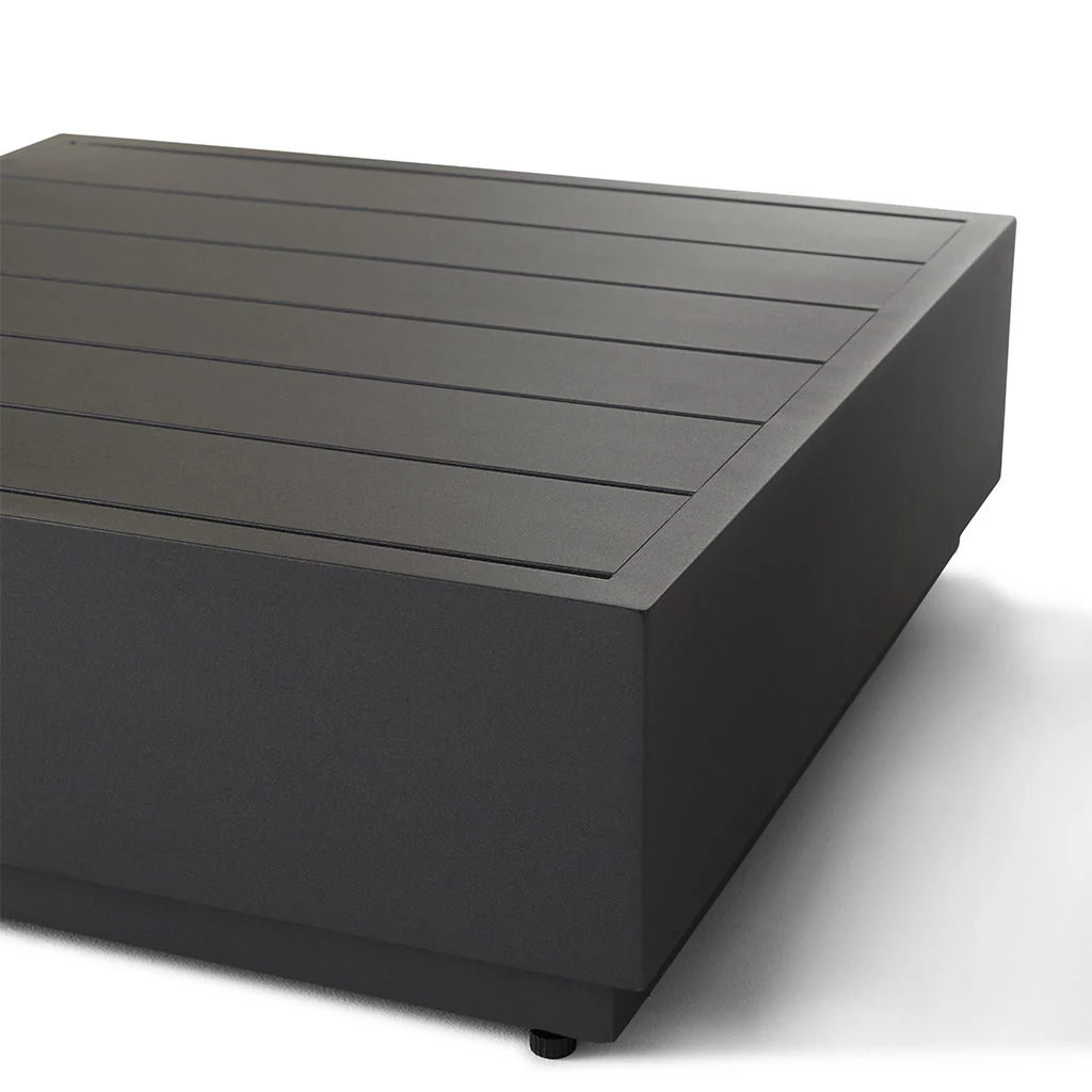 Sonora Side Table in Charcoal Aluminum - Image 3