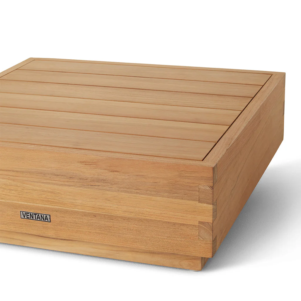 Sonora Side Table in Natural Teak - Image 3