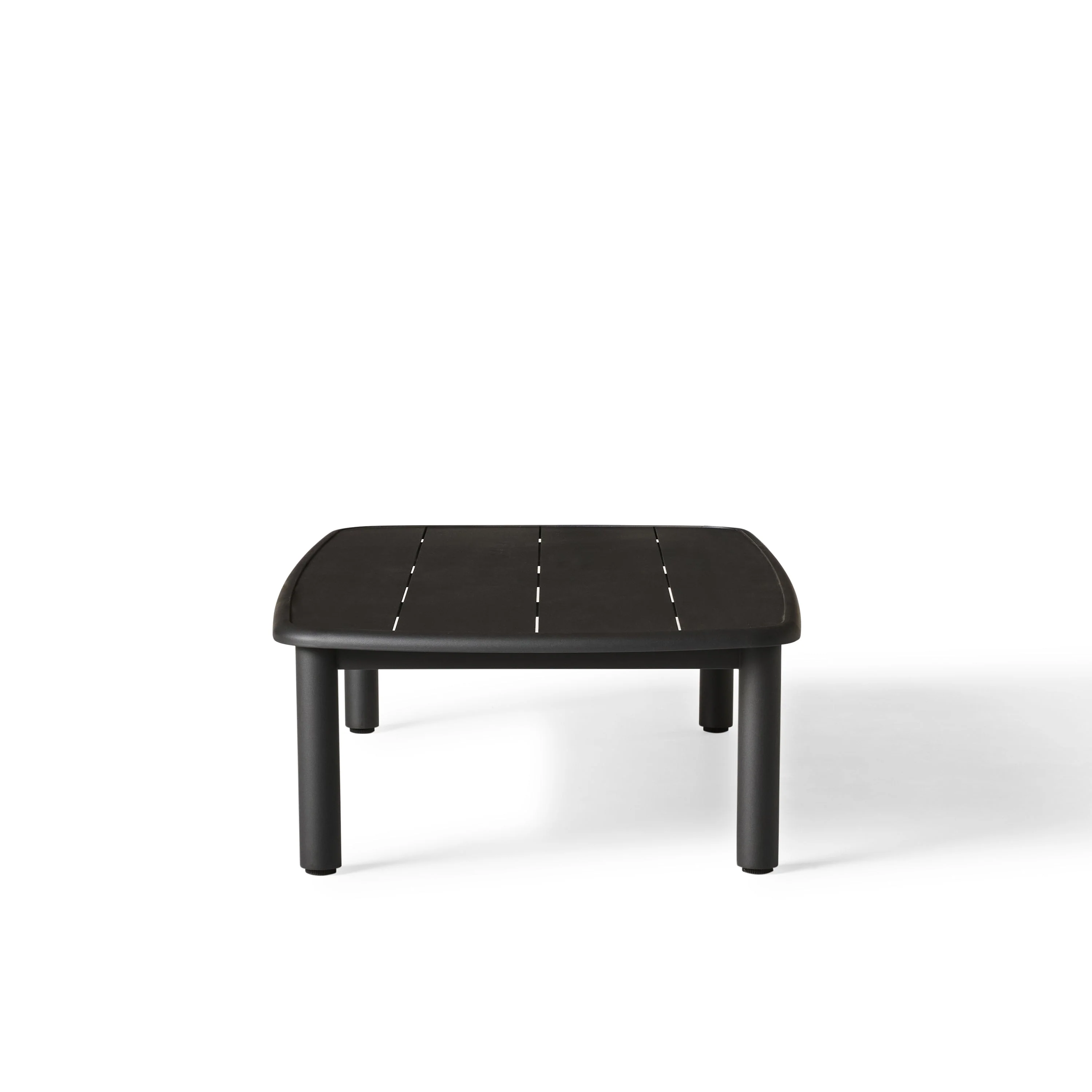 Stinson Coffee Table in Charcoal Aluminum - Image 3