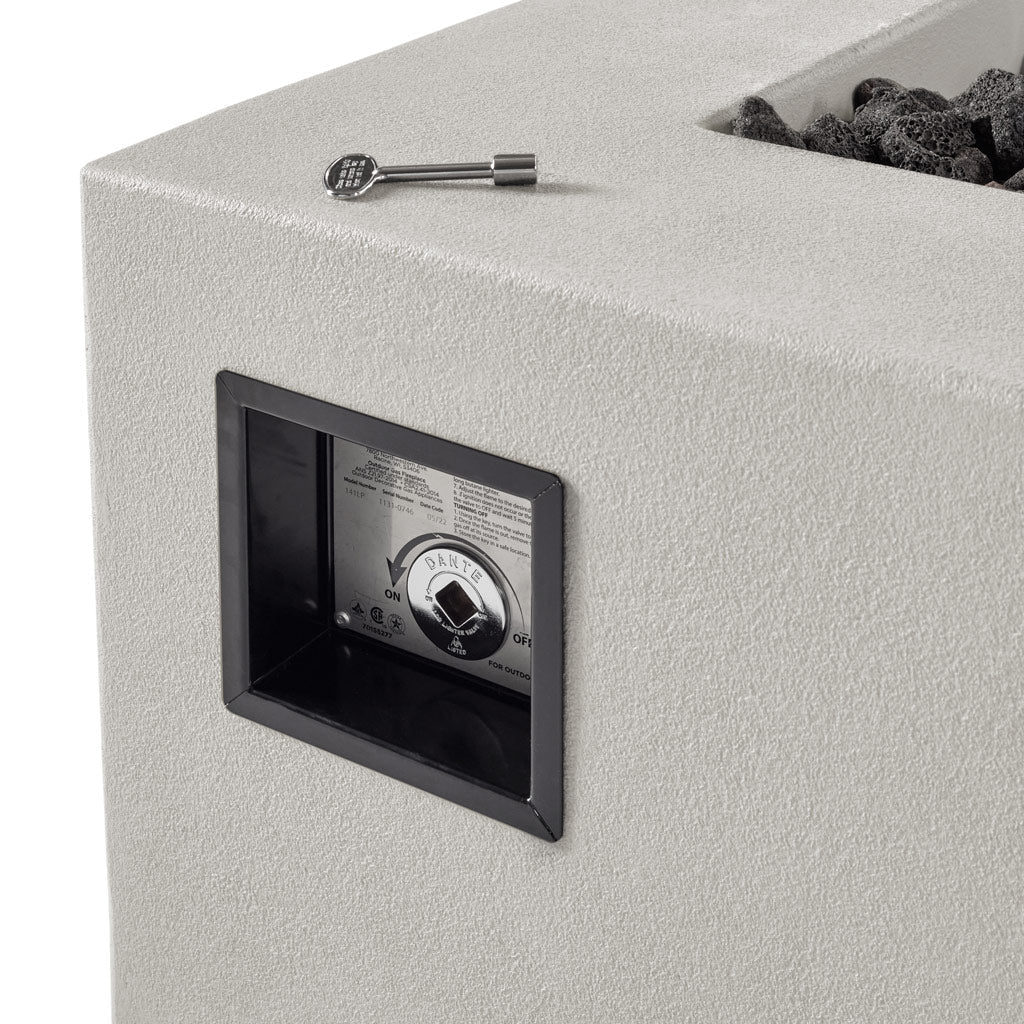Tahoe Rectangular Fire Table (Natural Gas) - Flint - Image 5