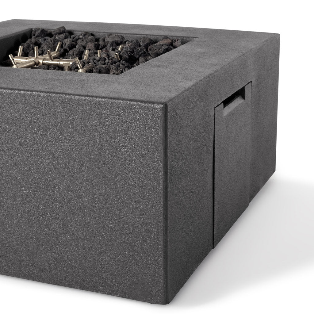 Tahoe Square Fire Table (Propane) - Carbon - Image 4