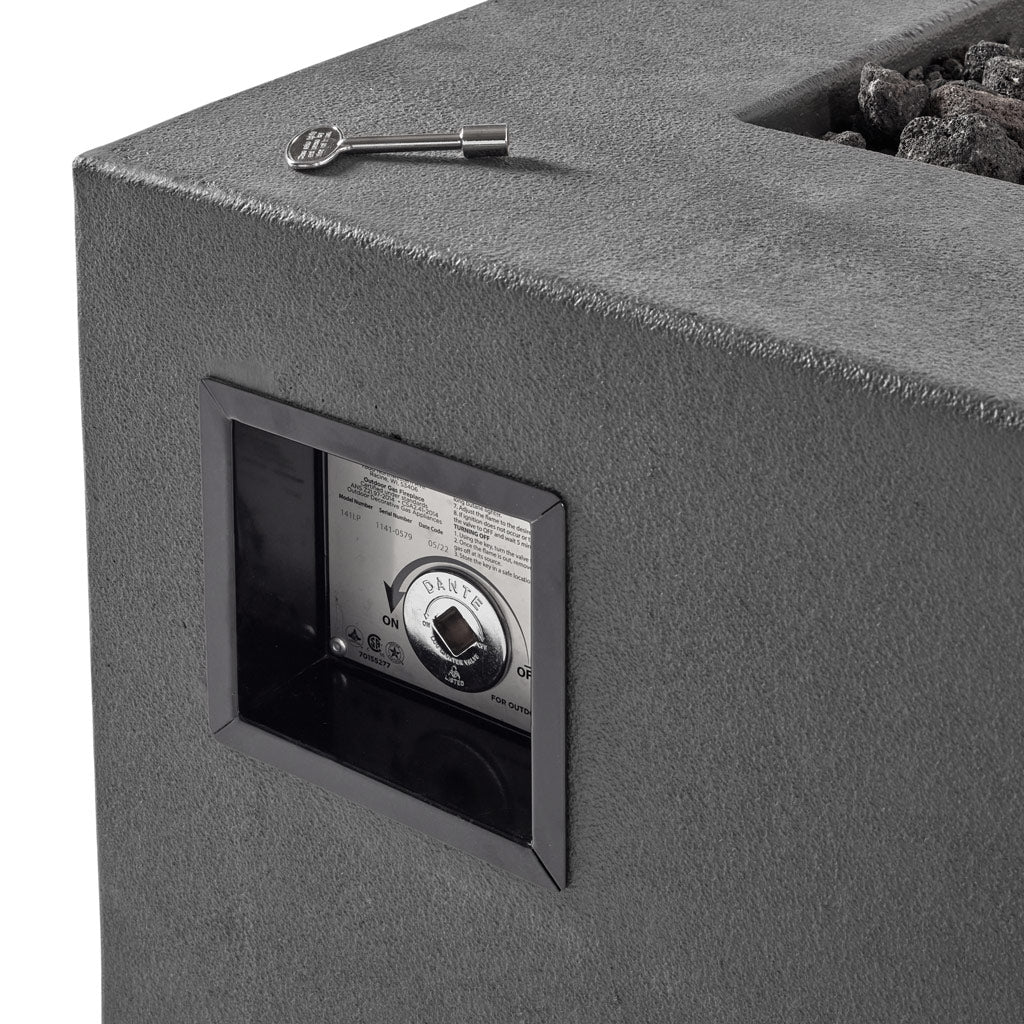 Tahoe Square Fire Table (Propane) - Carbon - Image 5