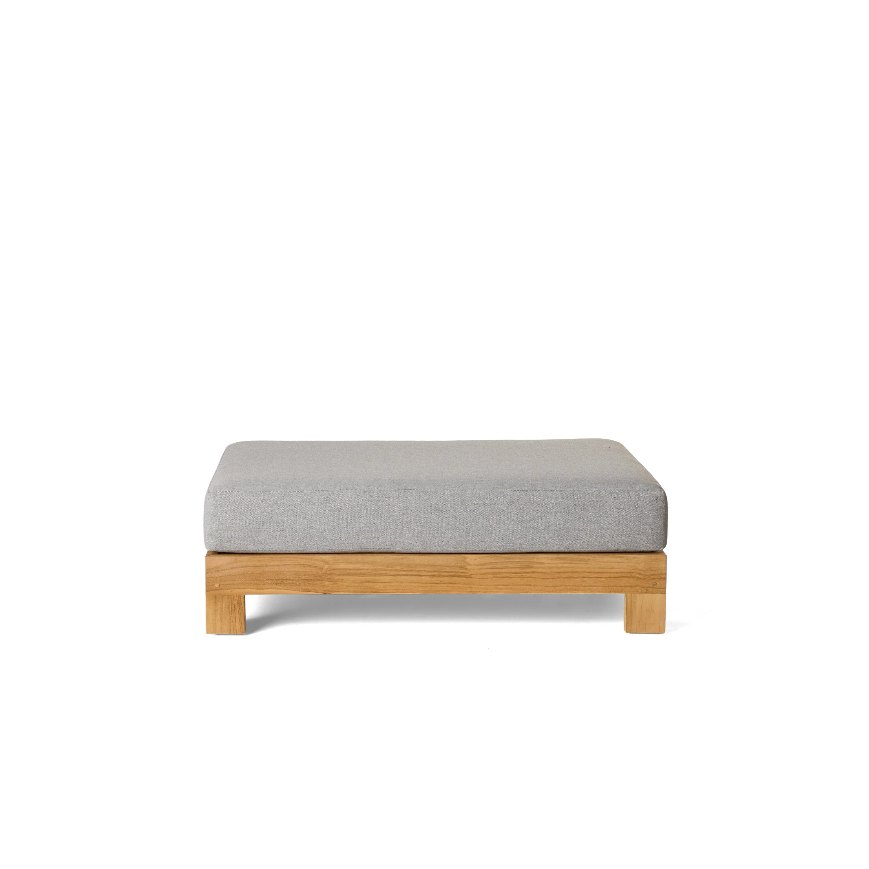 Tiburon Teak Ottoman - Image 2