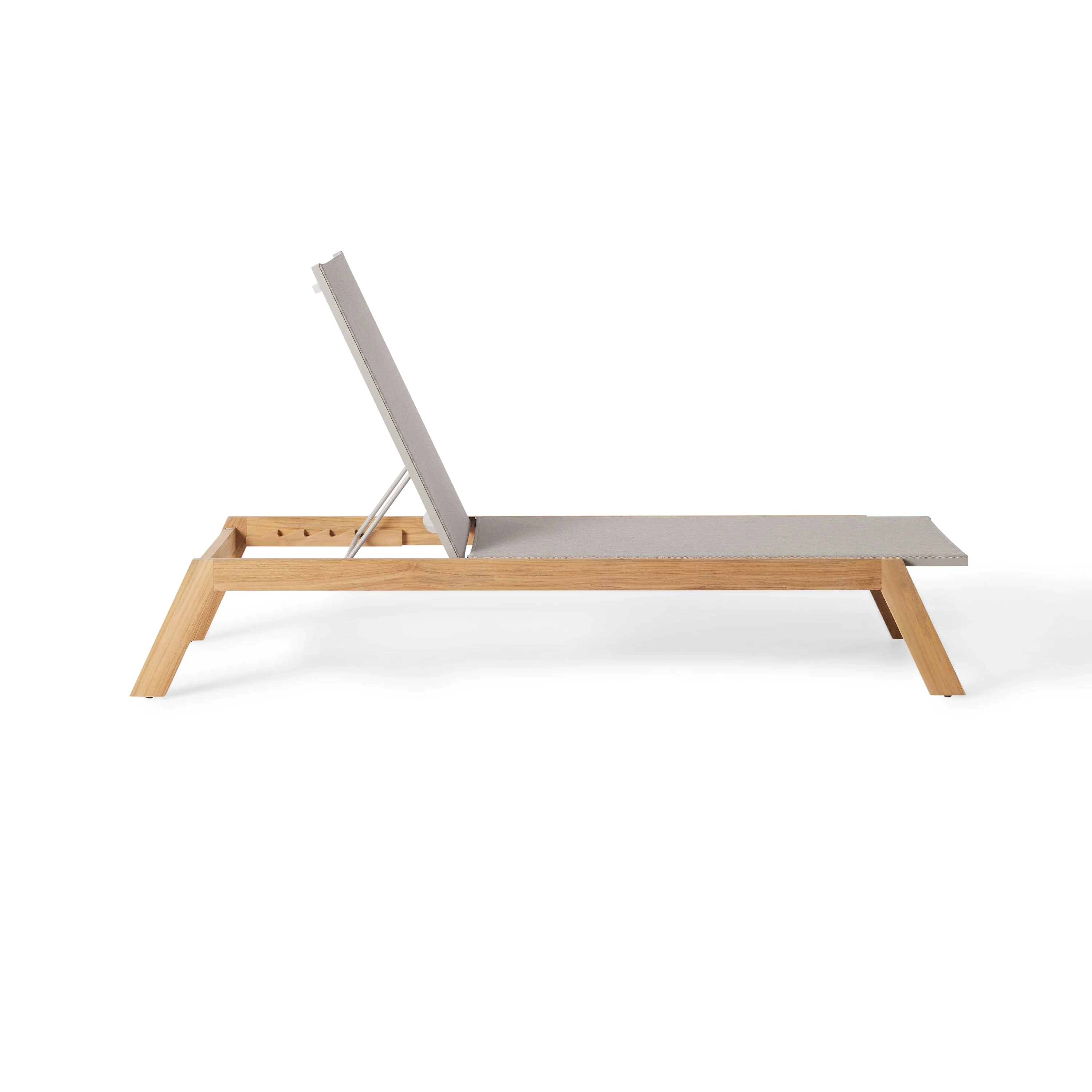 Tiburon Sling Chaise in Teak - Image 3
