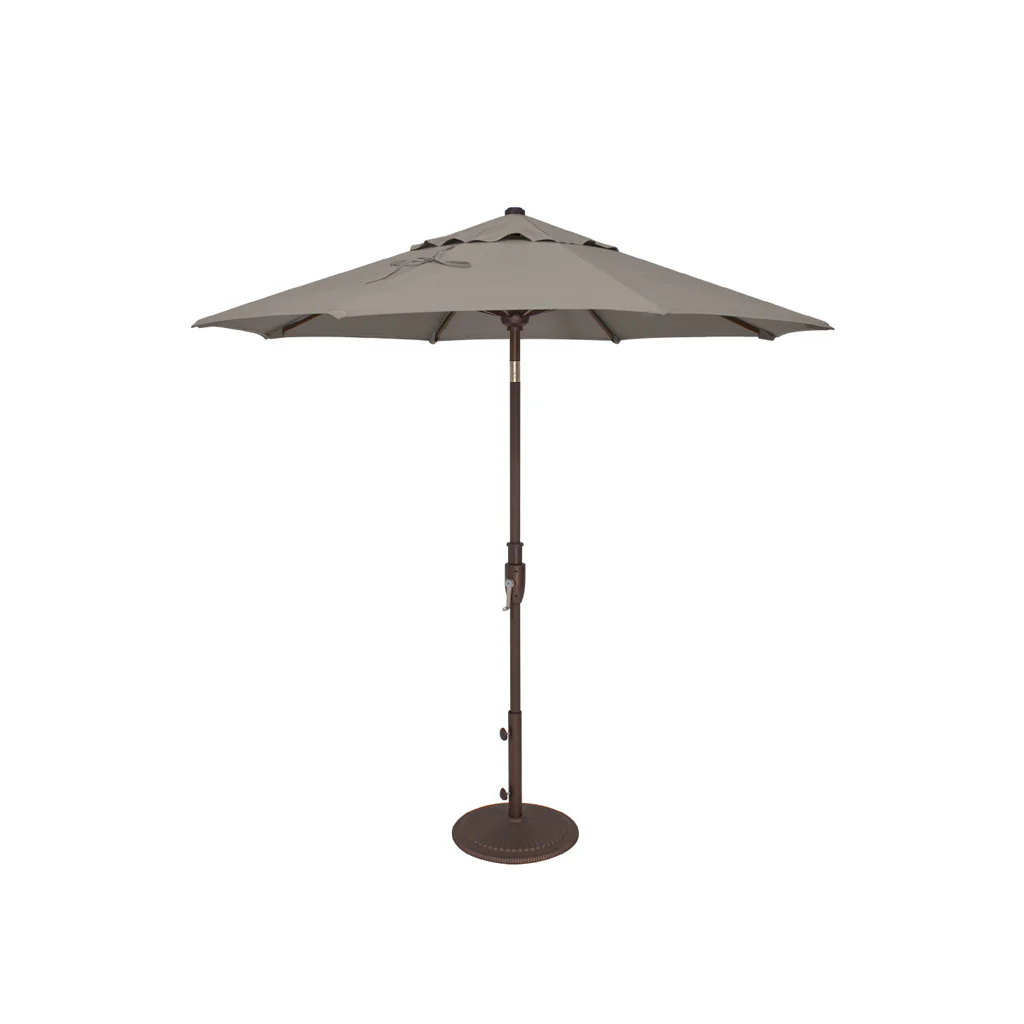 7.5' Bronze Frame Market Umbrella - Glide Tilt