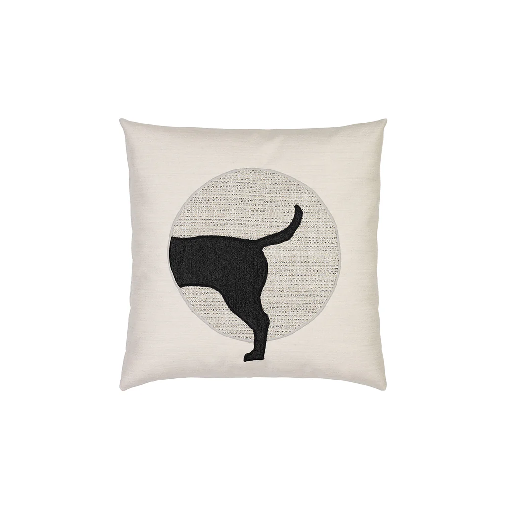 Unconditional Woof Toss Pillow (Tail)