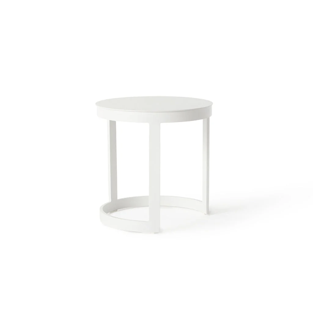 Ventura 18" Side Table in White - Image 2