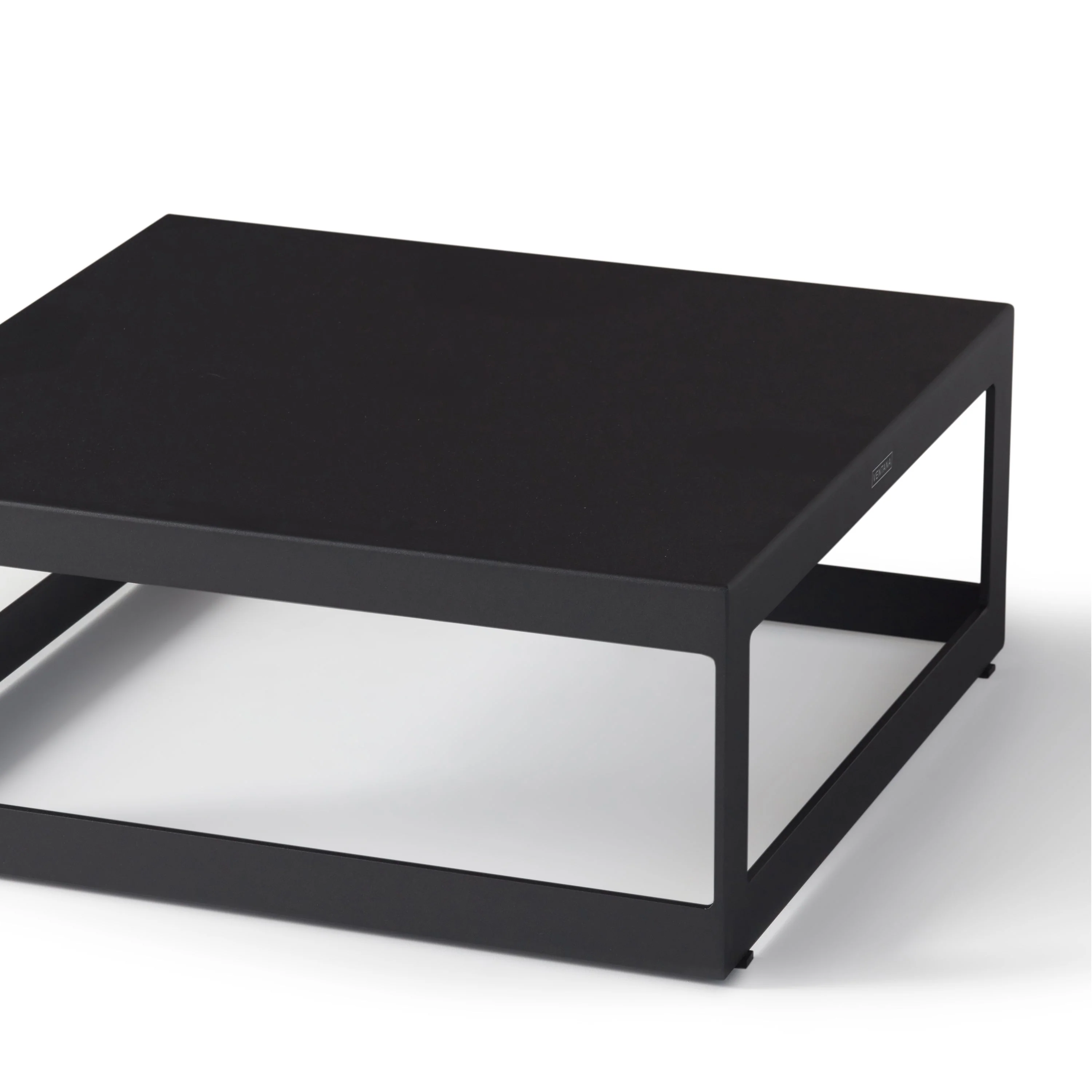 Vista 28" Charcoal Square Coffee Table - Image 3