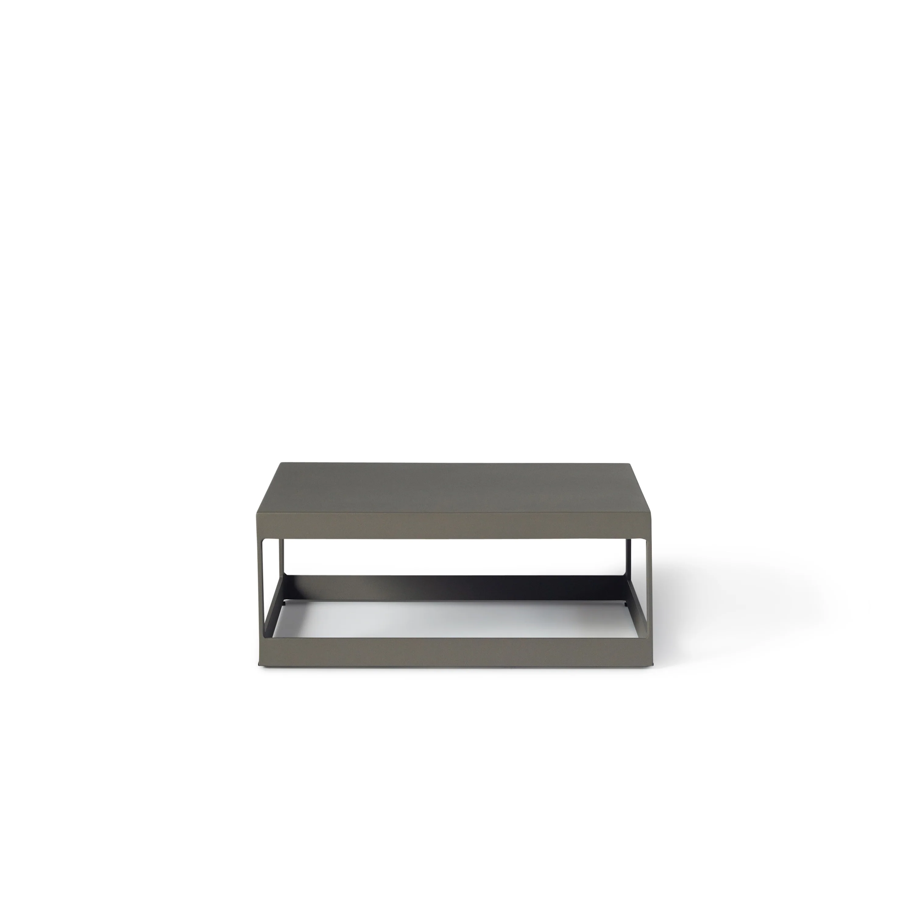 Vista 28" Quartz Grey Square Coffee Table