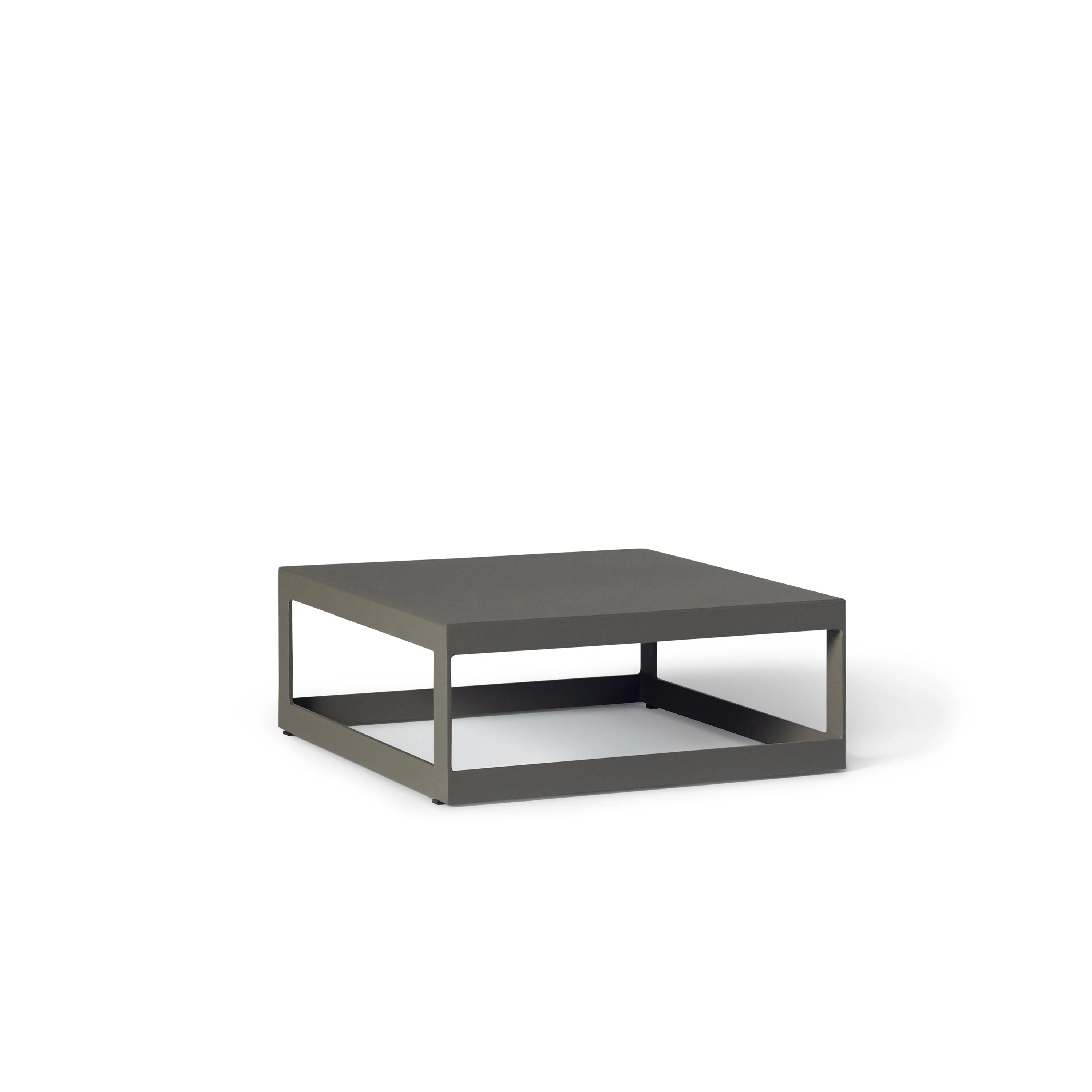 Vista 28" Quartz Grey Square Coffee Table - Image 2