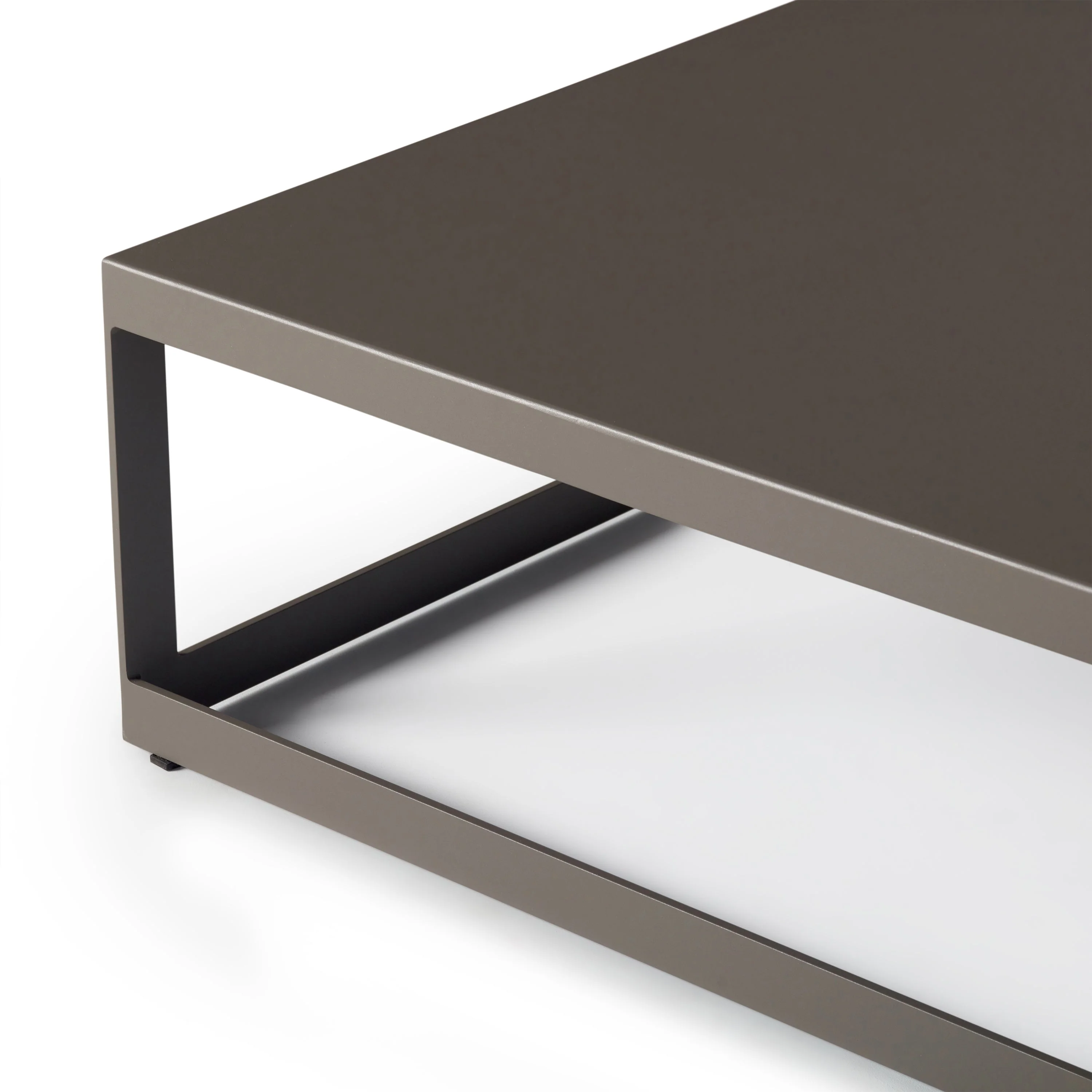 Vista 28" Quartz Grey Square Coffee Table - Image 4