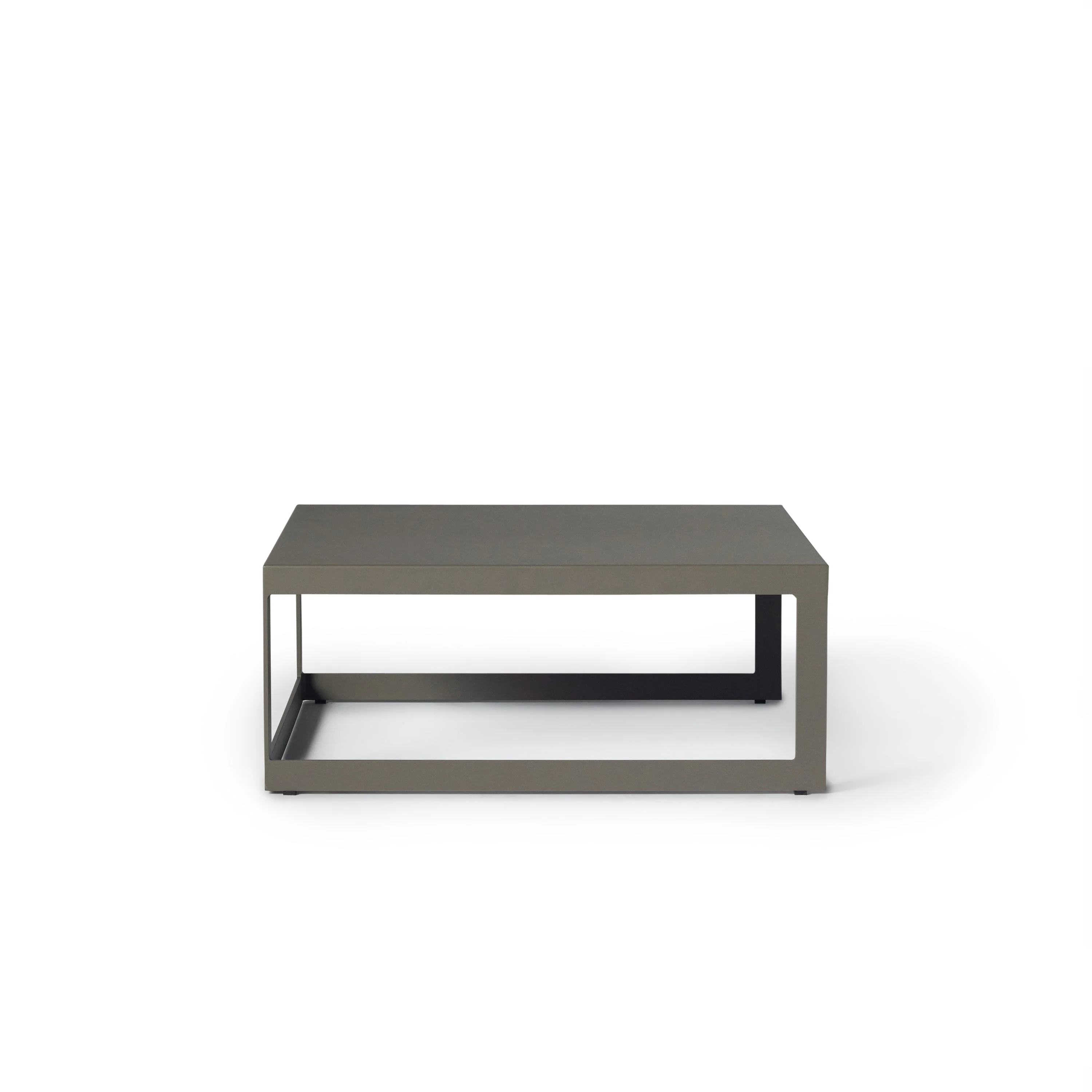 Vista 36" Quartz Grey Square Coffee Table - Image 2