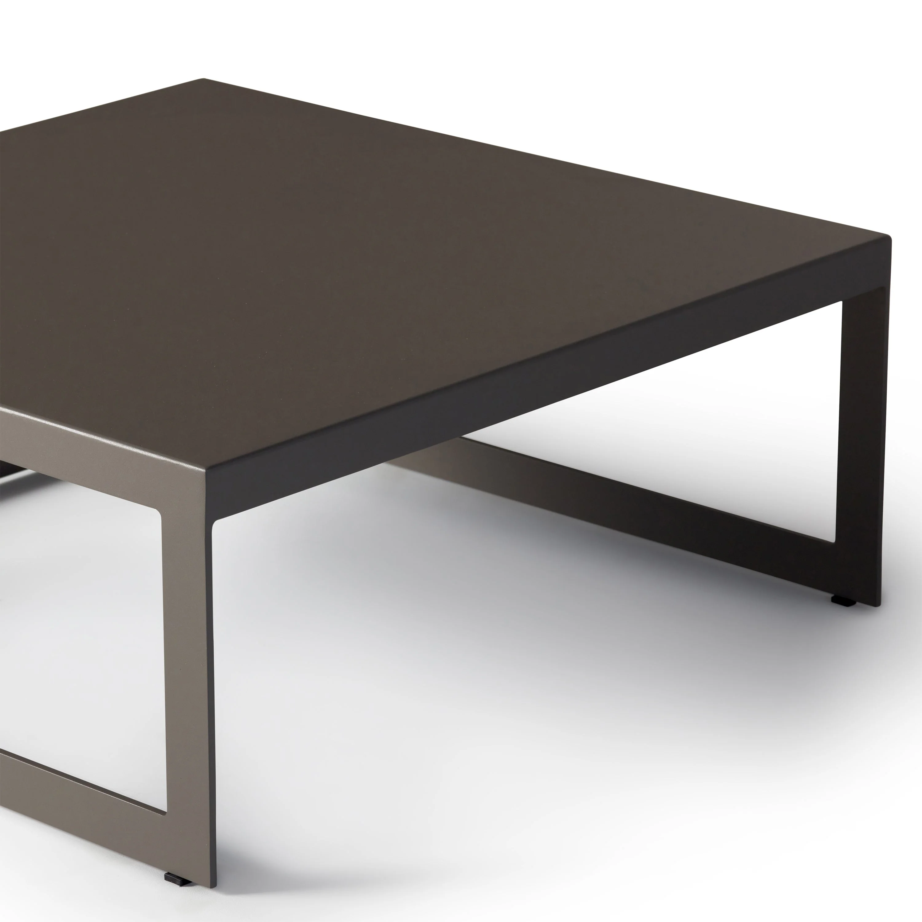 Vista 36" Quartz Grey Square Coffee Table - Image 4