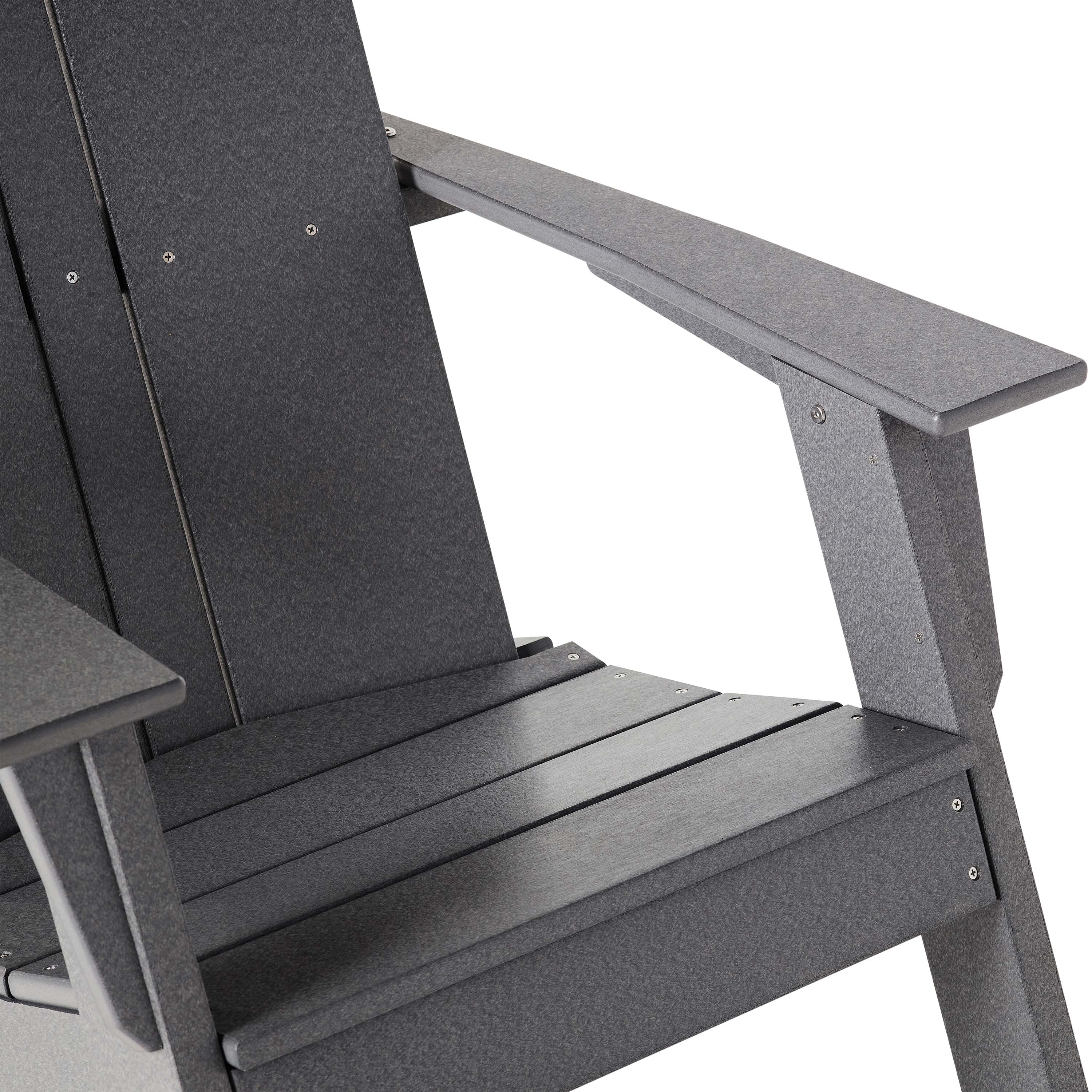 Woodside Adirondack in Charcoal Composite - Image 3